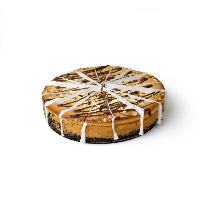 9" Kahlua Almond Cheesecake