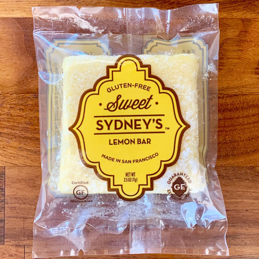 individually wrapped lemon bar by sweet sydneys