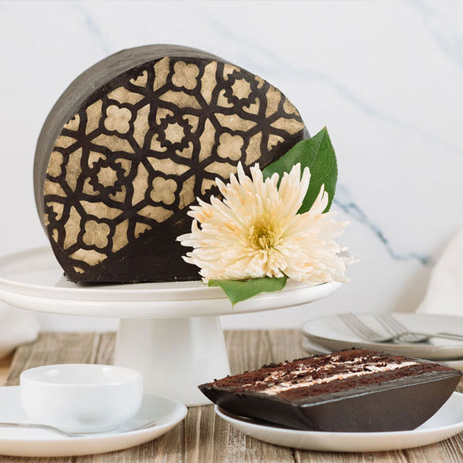 Chocolate Coconut Top Forward Cake 