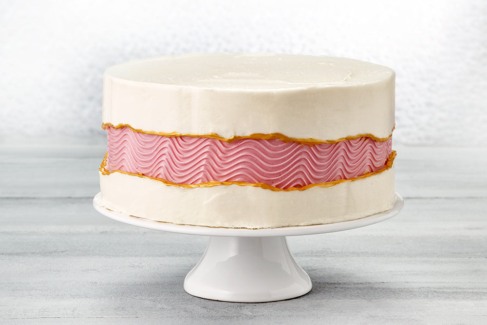 Gold Fault Line Cake | The SweetSide