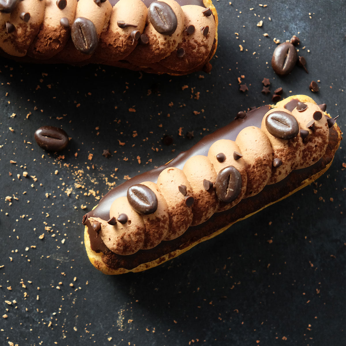 Frozen Cream Puffs & Eclairs