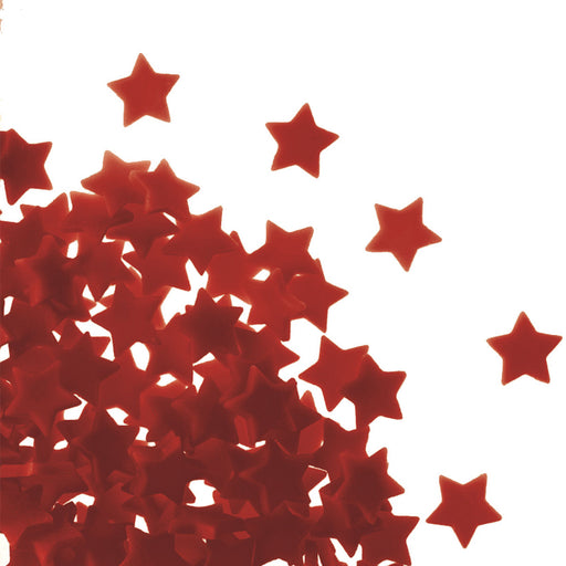 Red Colored Chocolate Star Sprinkle