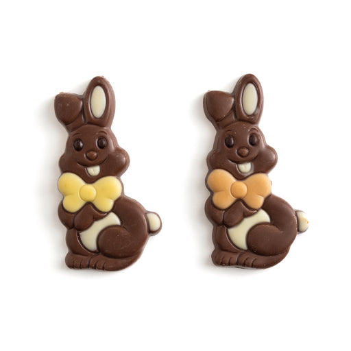 Molded Chocolate Hopping Easter Bunnies