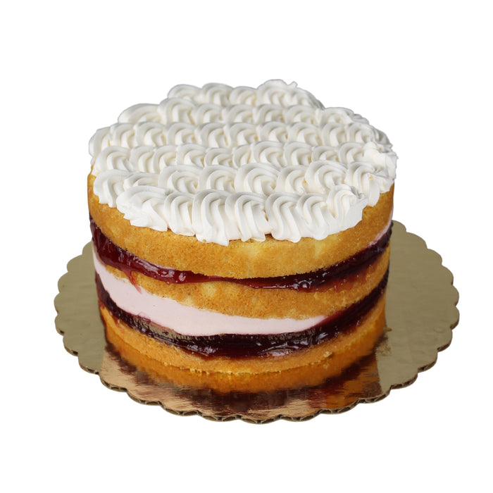 Raspberry Vanilla Layer Cake