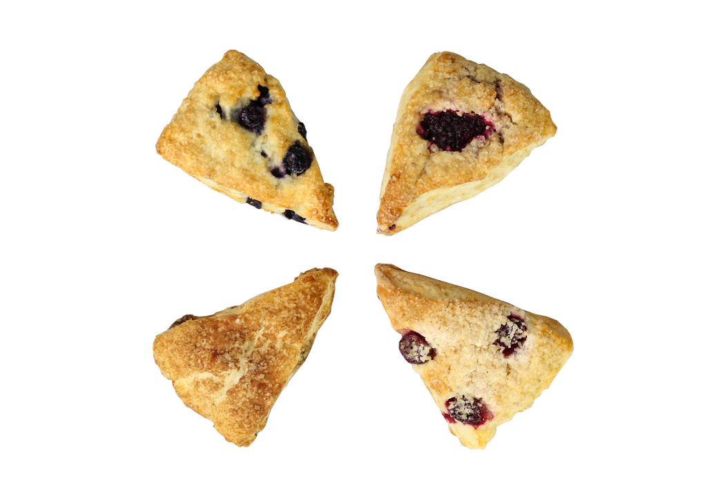 Assortment Pack of Chunky Fruit Scones, 2 oz