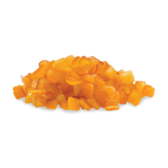 Candied Orange Peel Cubes out of packaging
