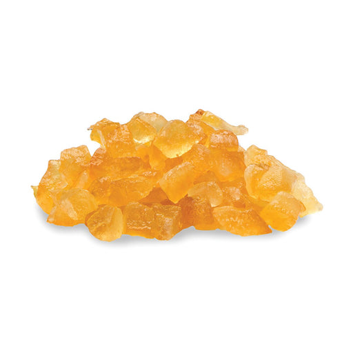 Candied Lemon Peel Cubes out of packaging
