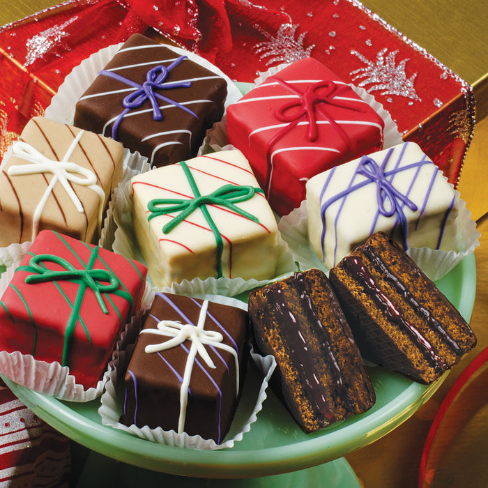 Christmas Packages Petits Fours Assortment (Seasonal)