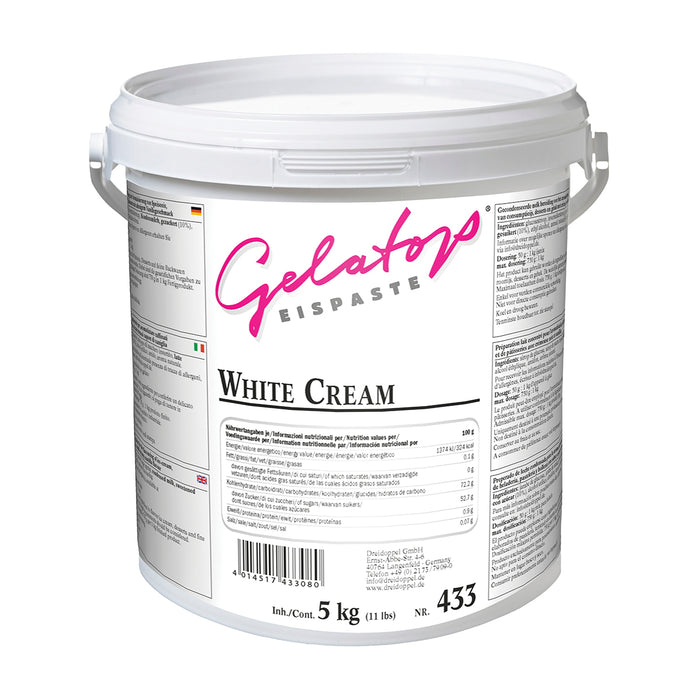 White Cream Ice Cream Flavor Paste