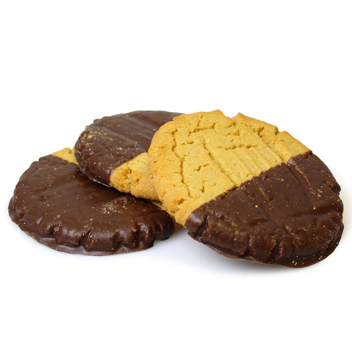Chocolate Dipped Peanut Butter Cookie