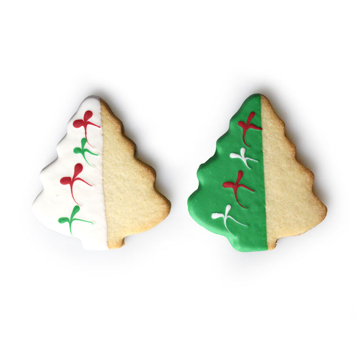 Half-dipped Tree Cookies (Seasonal)