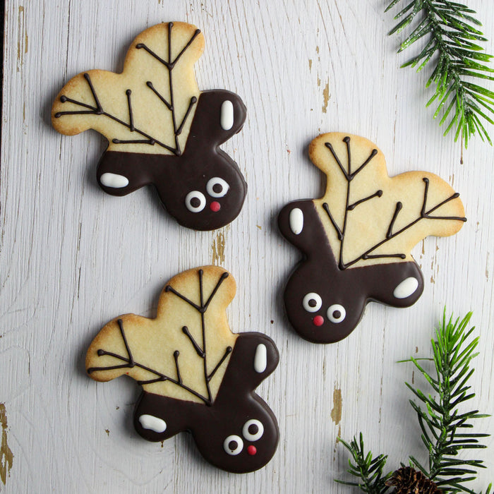 Reindeer Face Cookie (Seasonal)
