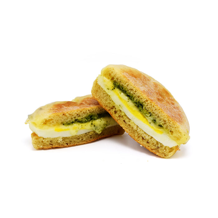 Pesto Provolone Breakfast Sandwich