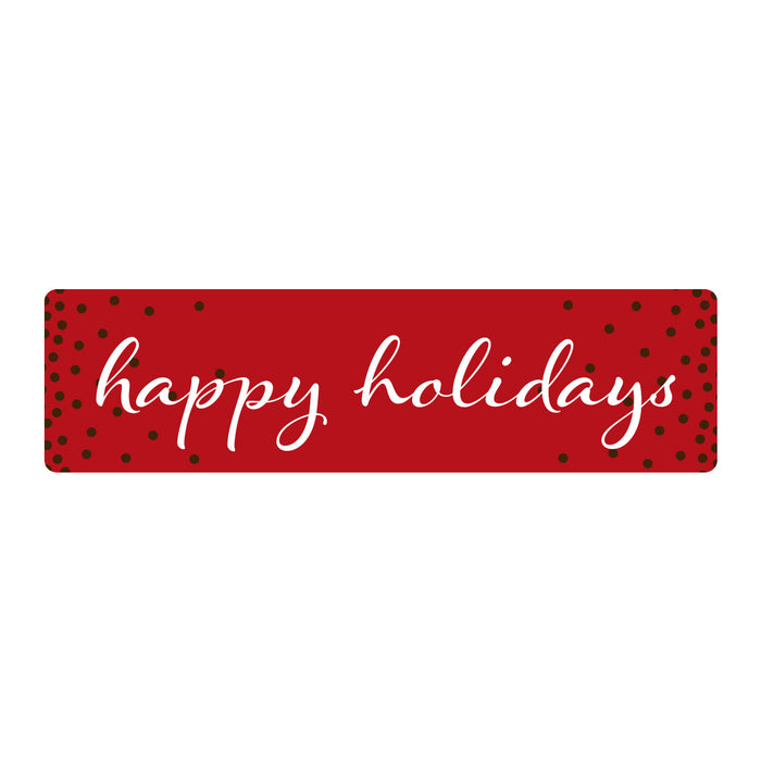 "Happy Holidays" Plaquette (Seasonal)