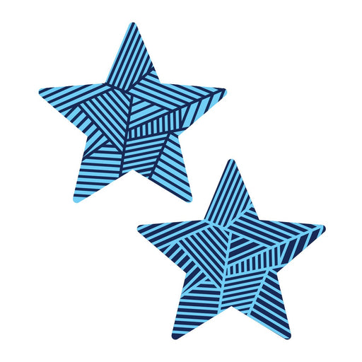 Blue Graphic Star Duo