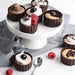 Mousse-filled Cups on Cake Stand
