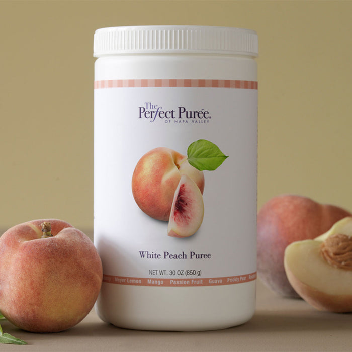 White Peach Purée- The Perfect Puree