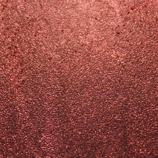 Brilliant Powder-Fire Red shown on dark chocolate