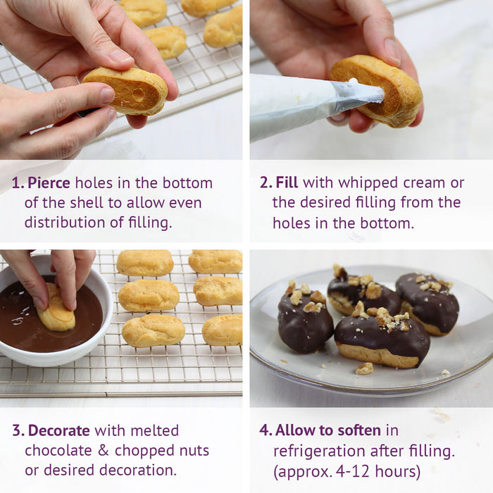 Mini Eclair Shell - Pure Butter — ifiGOURMET