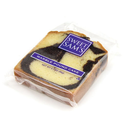 individually wrapped marbled pound cake