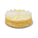 9" lemonade cake with meyer lemon curd, full cake with slices