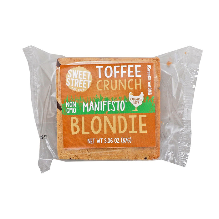 individually wrapped toffee crunch blondie