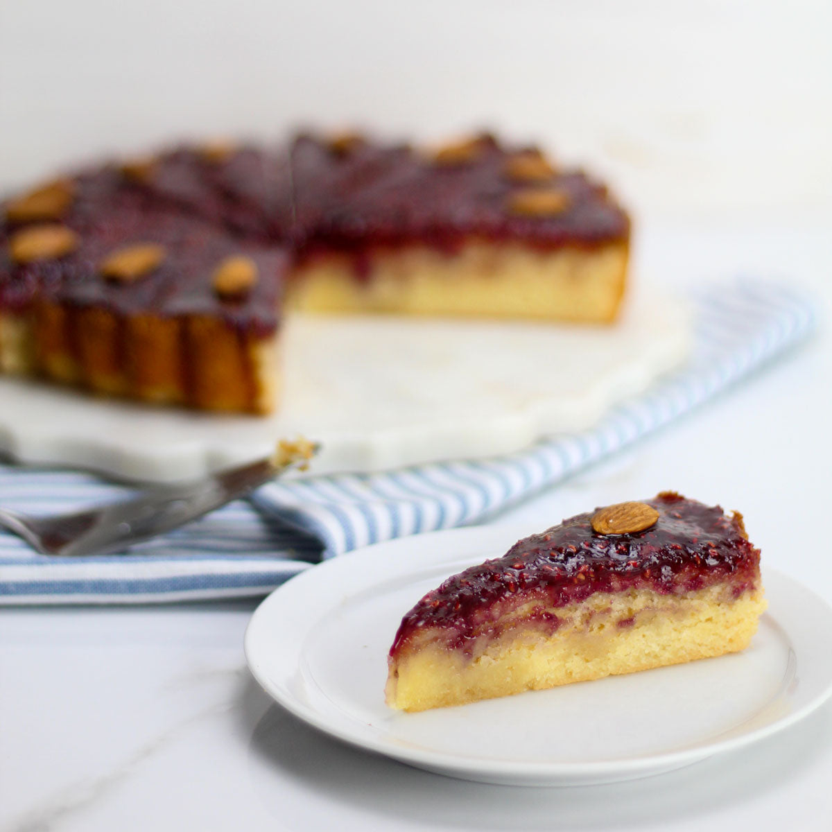 Almond Raspberry Torte 10